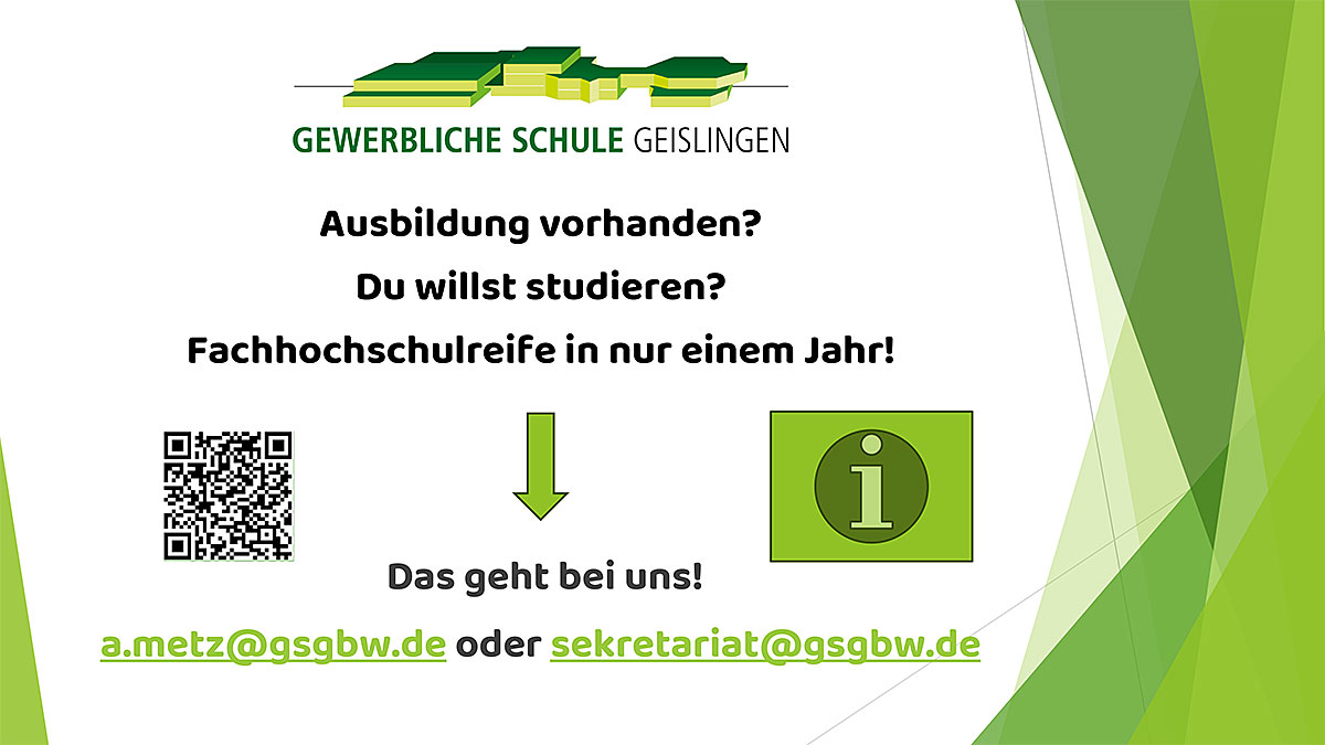 Fachhochschulreife in nur einem Jahr